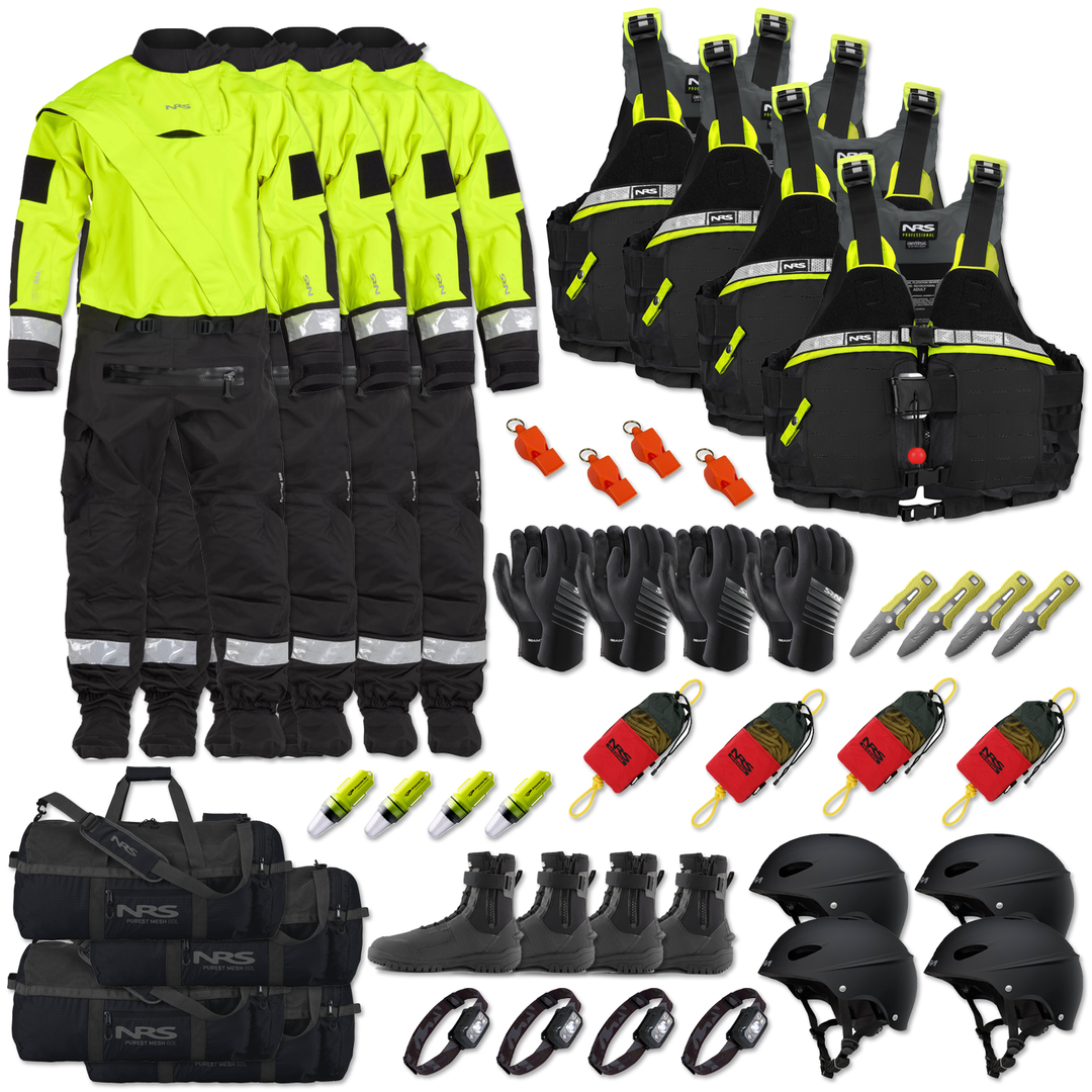 "Rapid Responder" 4 Man Water Rescue Kit - Safety Yellow