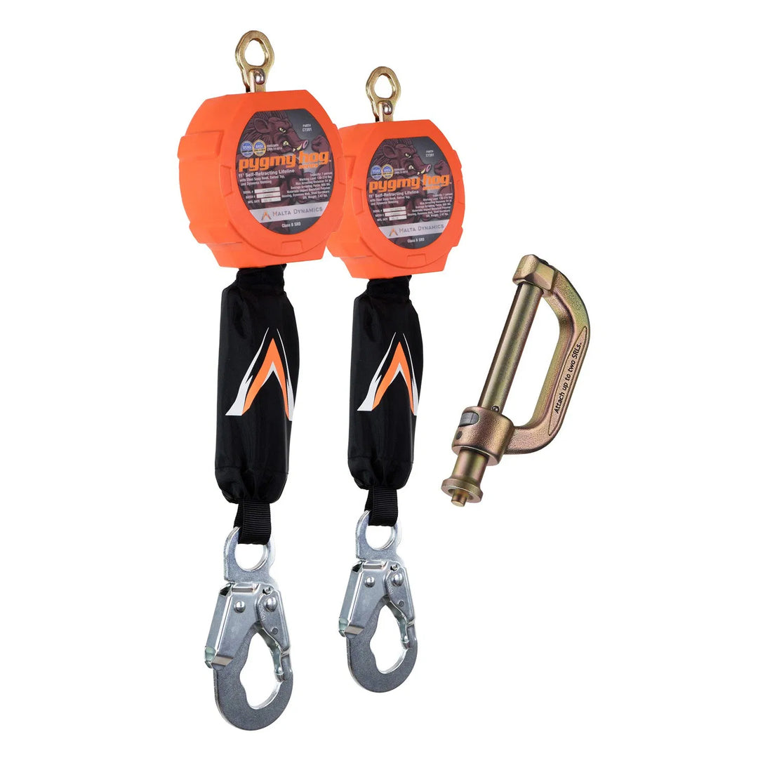 Dual 11' Pygmy Hog Web SRL w/Snap Hook