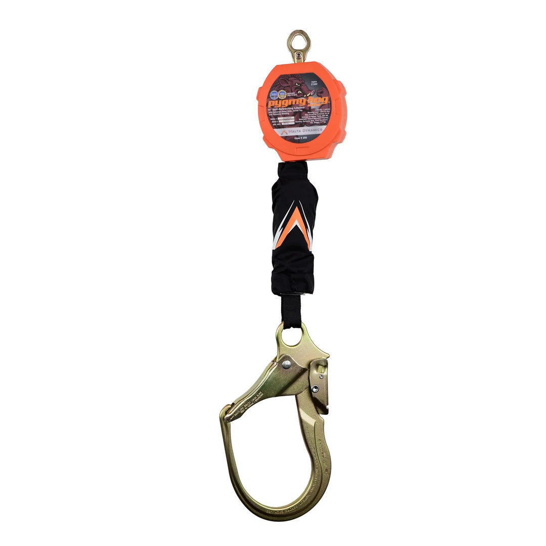 PYGMY HOG 11′ WEB SELF-RETRACTING LIFELINE WITH PERI FORM HOOK
