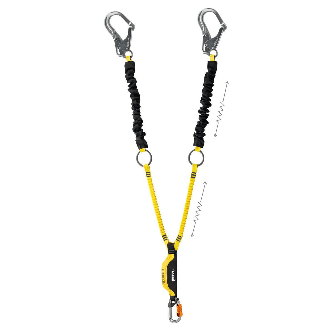 ABSORBICA-Y TIE-BACK Double Lanyard