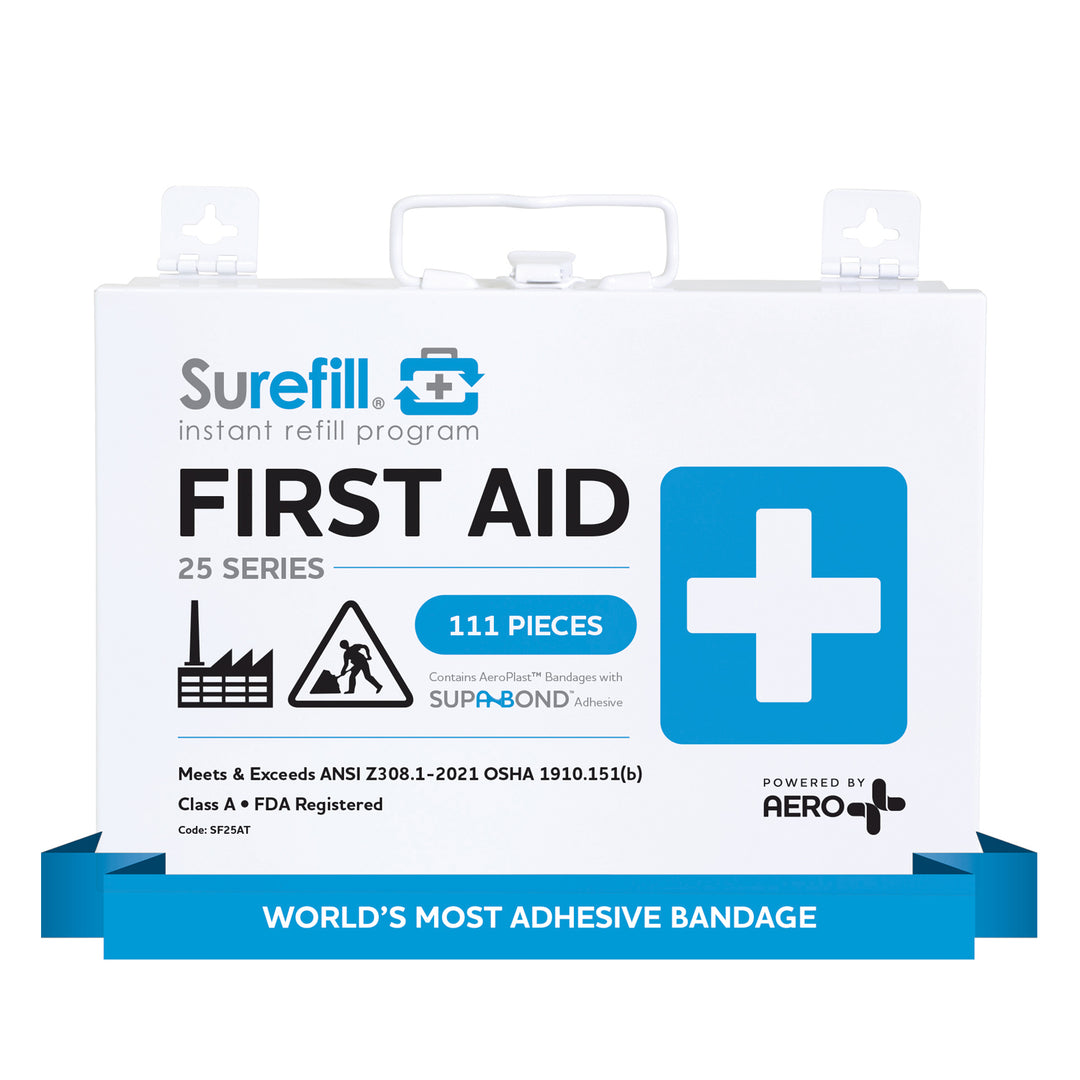Surefill 25 Series ANSI A First Aid Kit - Metal Case