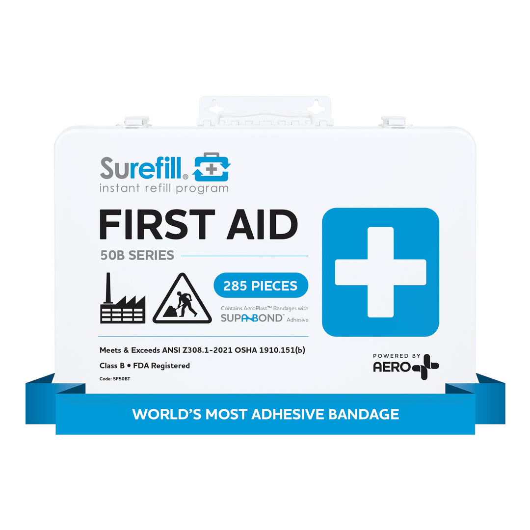 Surefill 50B Series ANSI B First Aid Kit - Metal Case