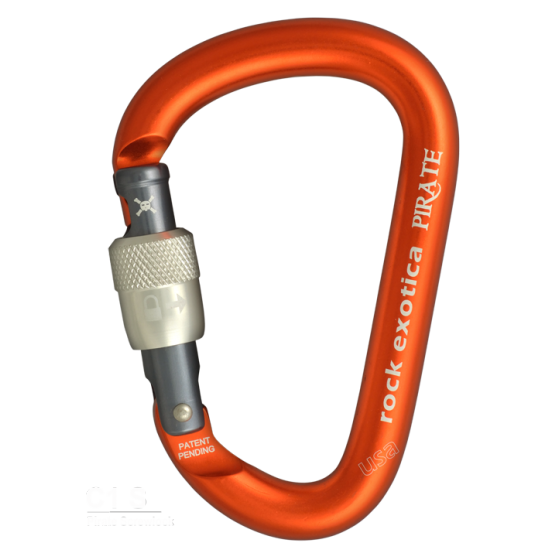 Pirate Screw-Lock Carabiner (Set of x12)