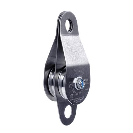 SMC/RA 2" Double Pulley, Stainless Steel Side Plates, Ball Bearing, NFPA-l