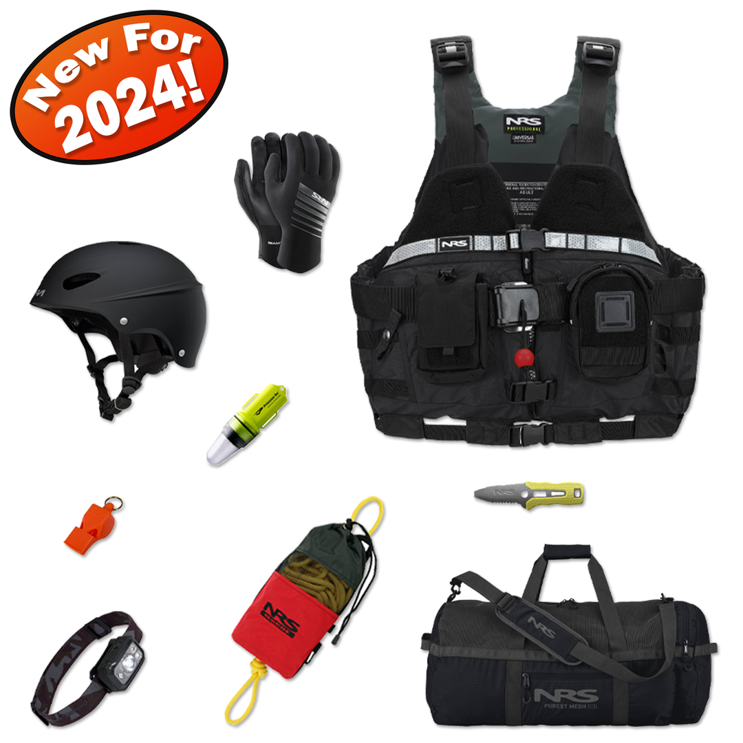 "Swiftwater Rescue OPS" Water Rescue Kit - Black