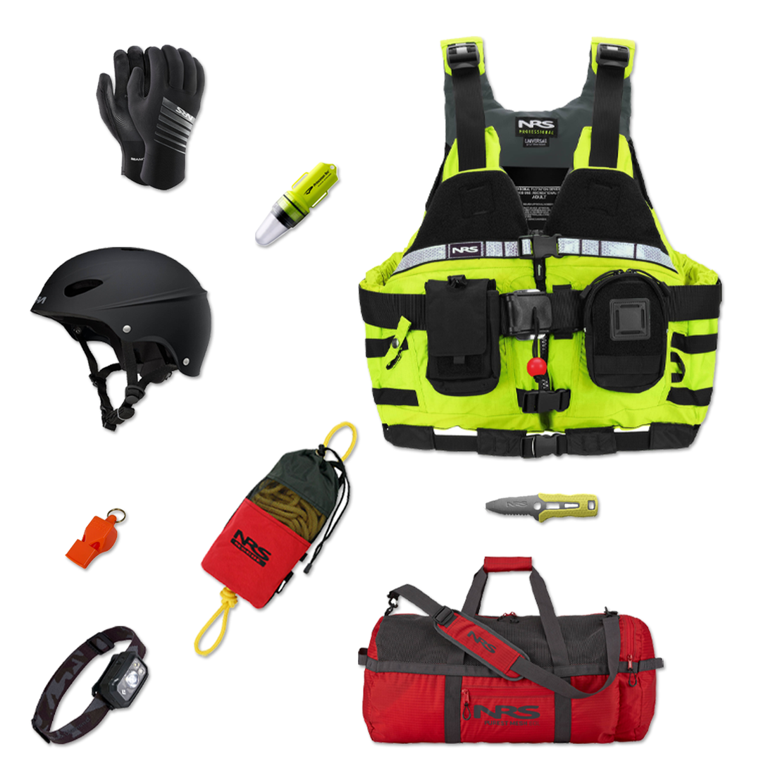 "Swiftwater Rescue OPS" Water Rescue Kit - Safety Yellow