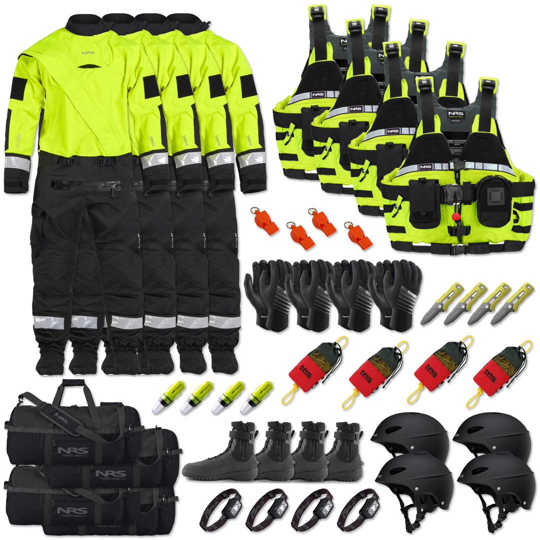 "Rapid Rescuer" 4 Man Water Rescue Kit - Safety Yellow