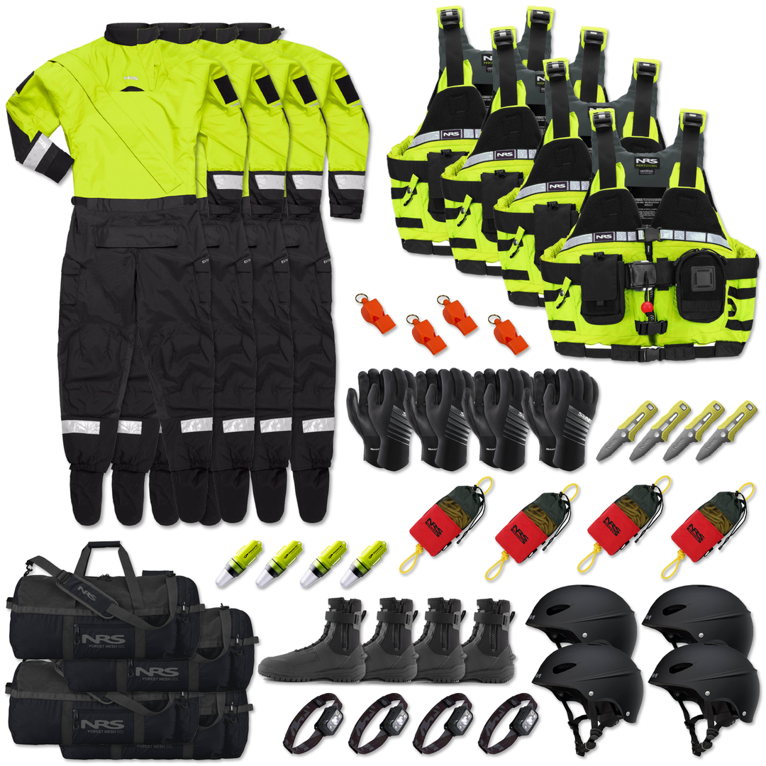 "Rapid Rescuer" 4 Man Water Rescue Kit - Safety Yellow