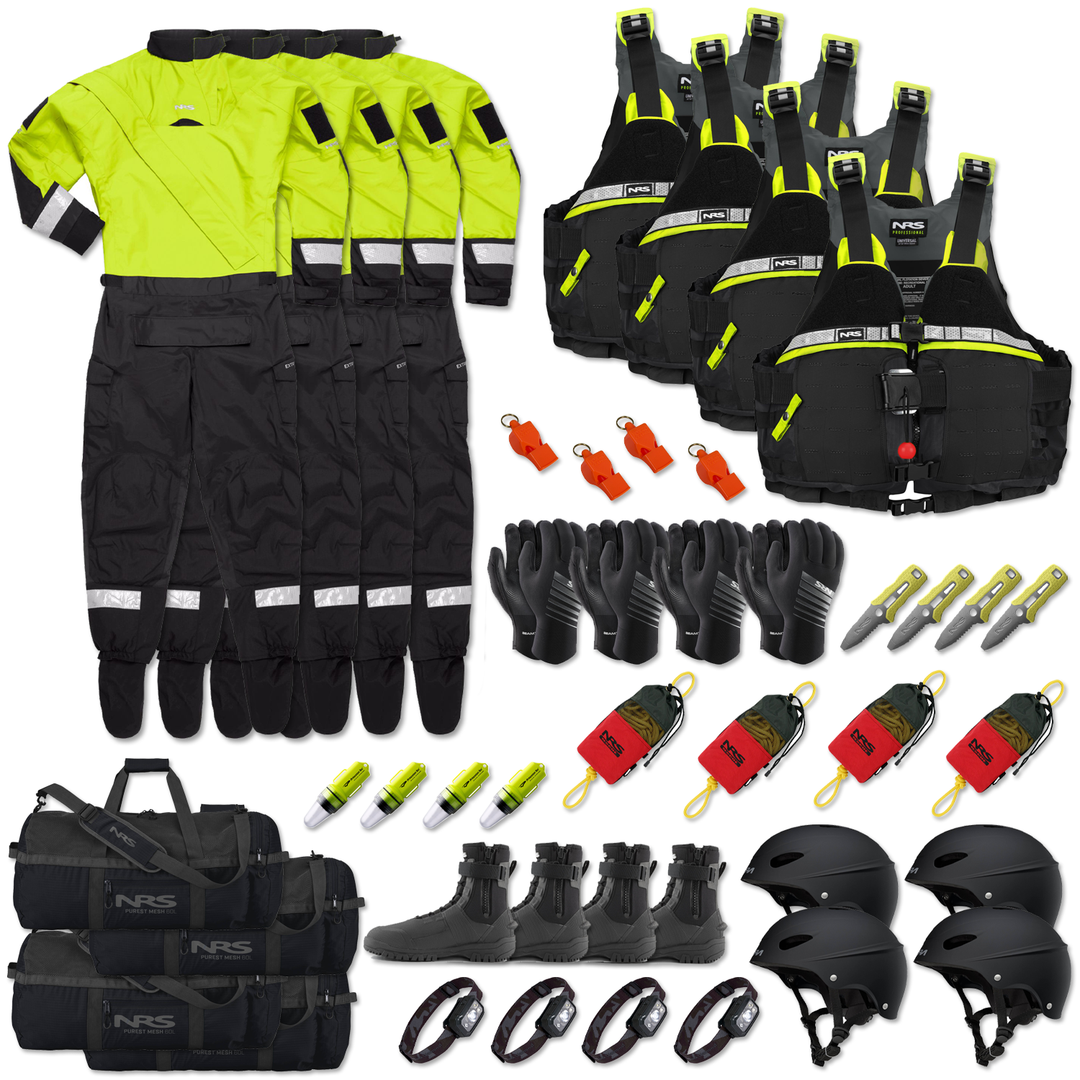 "Rapid Responder" 4 Man Water Rescue Kit - Safety Yellow