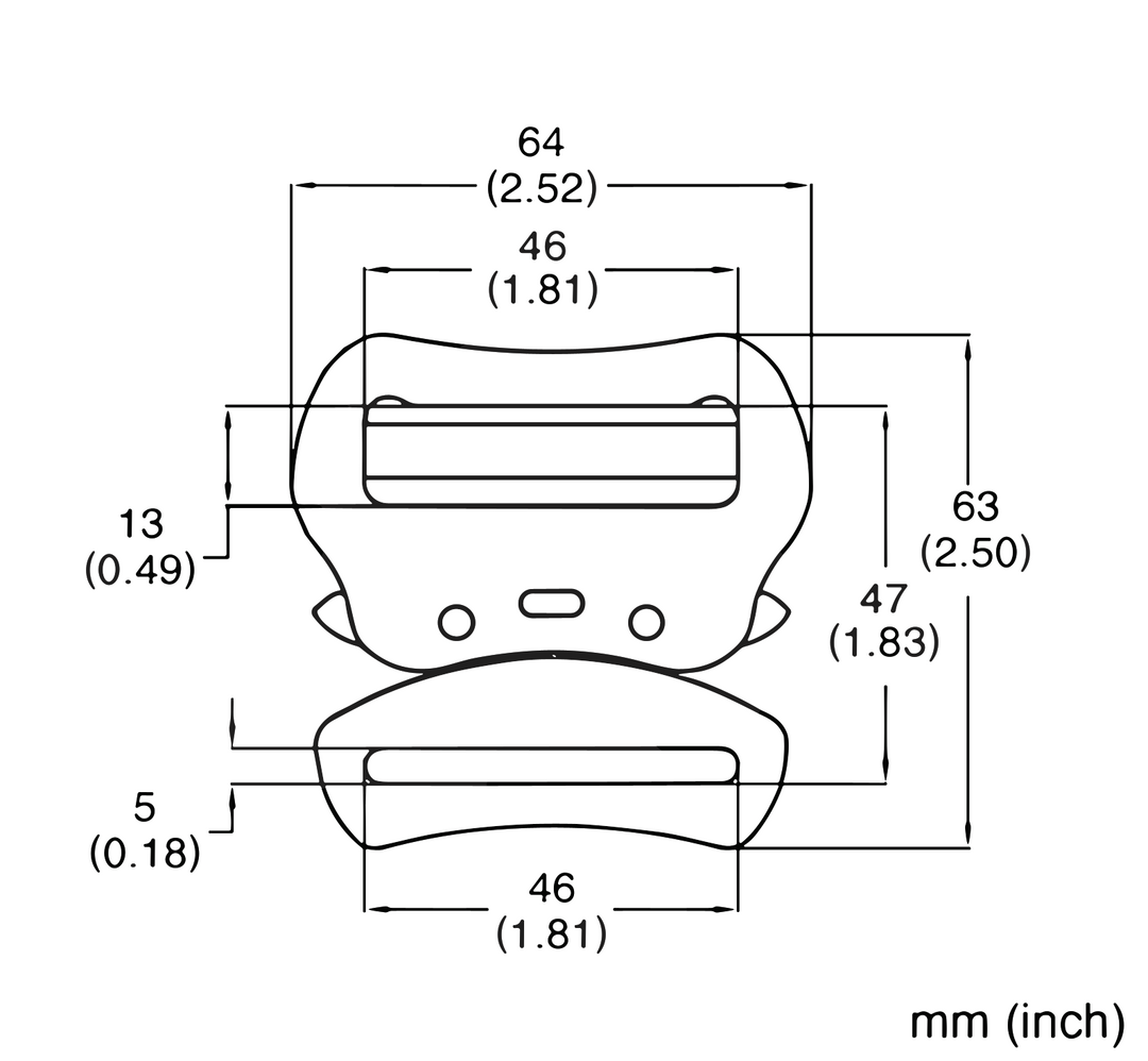 N-5869 / Aluminum QR Buckle