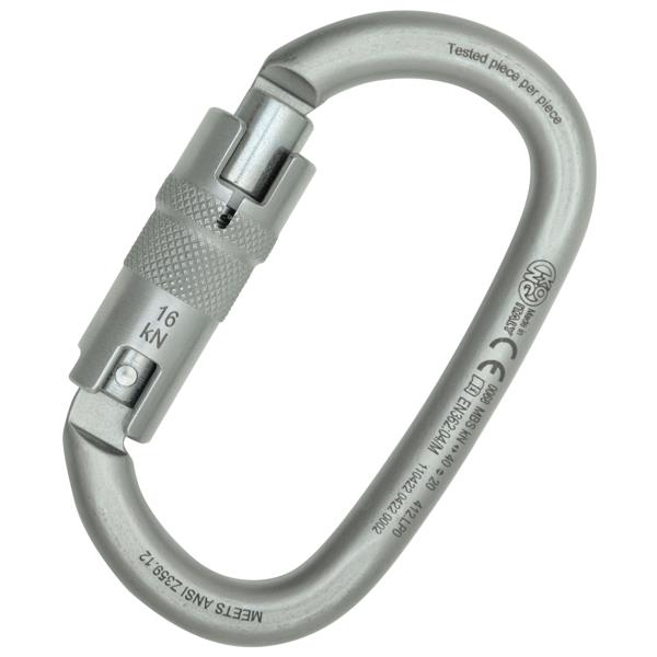 Ovalone Carbon Auto Block Carabiner ANSI