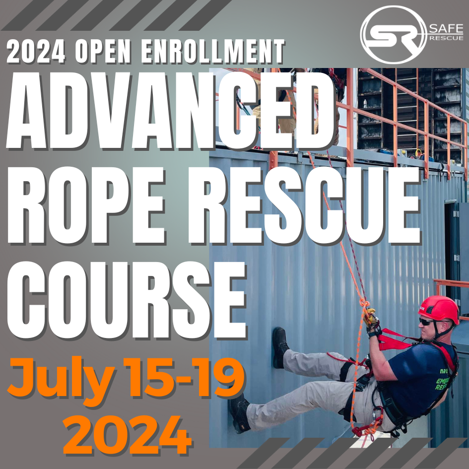 Advanced Rope Rescue July 15-19, 2024