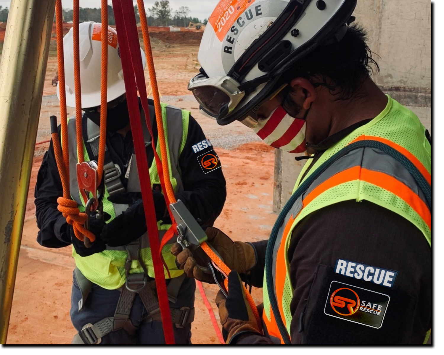 Based out of Houston, TX Safe Rescue provides high angle, standby fire watch & confined space rescue teams that will arrive onsite with equipment designed for rope rescue, prepare a detailed emergency action pre-plan, & be ready to implement said plan until the hazards have been alleviated. Call today! (281) 328-1083