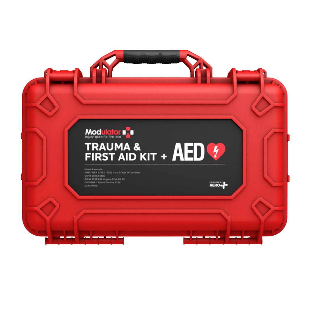 Modulator Trauma Kit With Heartsine 350P & Bleed Control – XL Rugged Hard Case