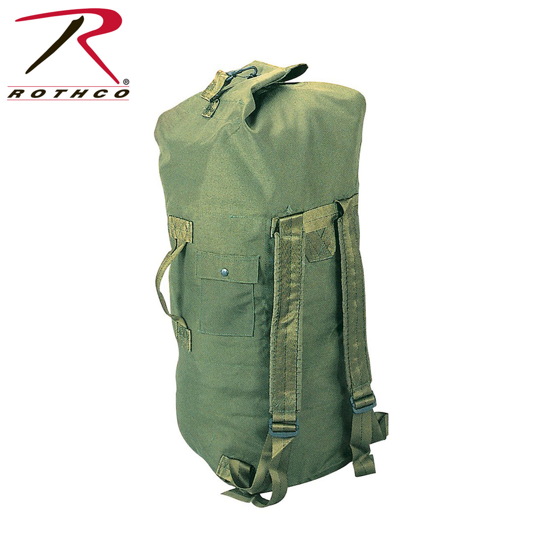 G.I. Type Enhanced Double Strap Duffle Bag