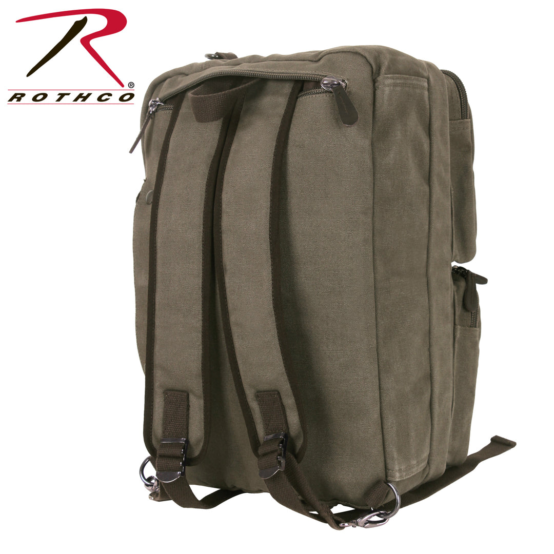Canvas Briefcase Backpack