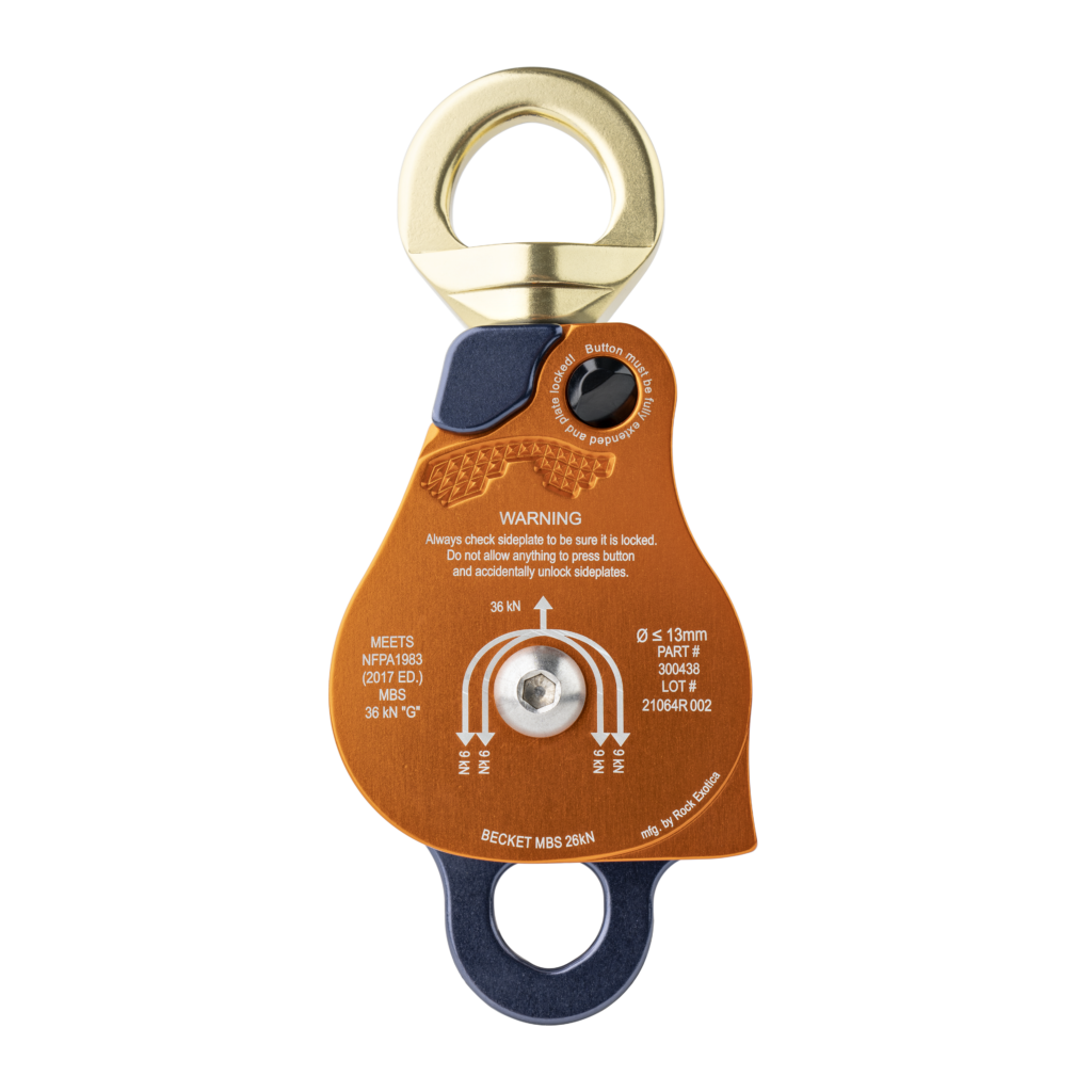 2.0" PMP Double Swivel Pulley