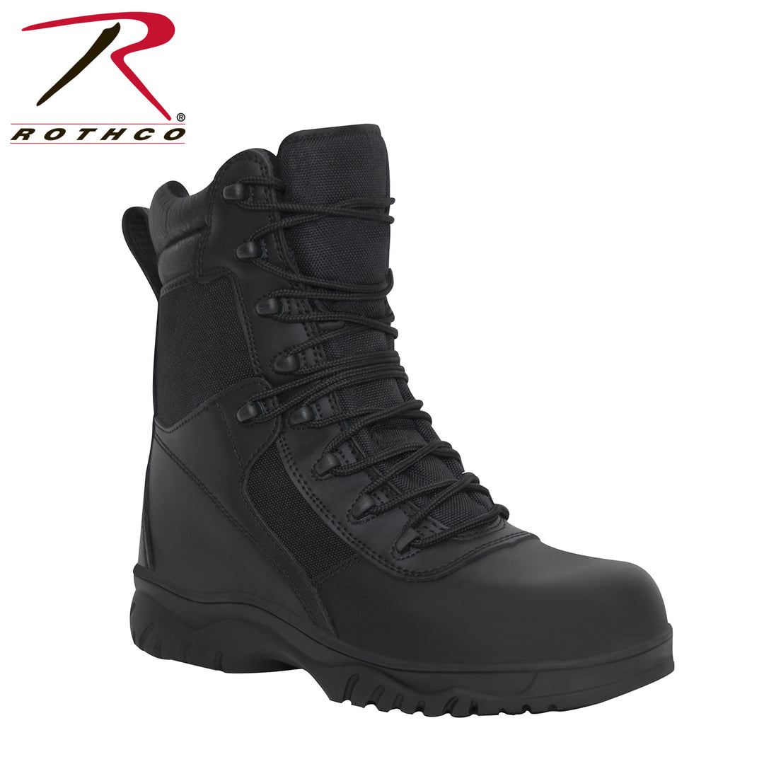 Forced Entry Tactical Boot With Side Zipper & Composite Toe - 8"