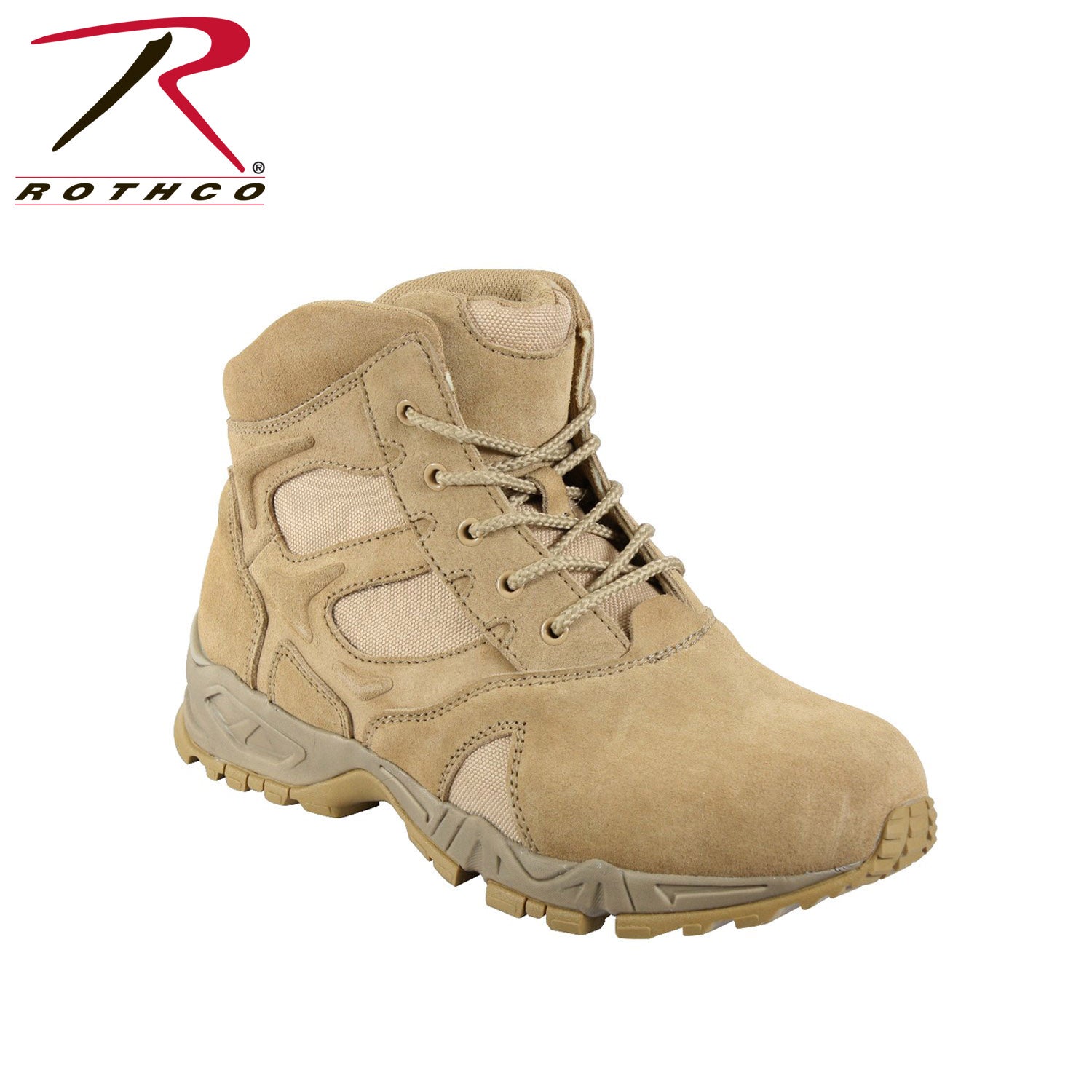 Desert tan steel hot sale toe boots