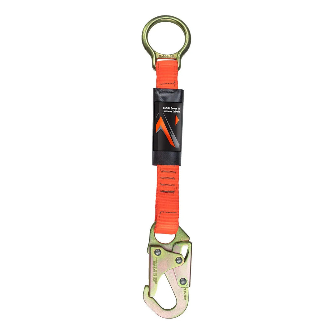 Warthog Pass Thru Safety Harness Fall Protection Kit With 6′ Single Leg Stretch Lanyard