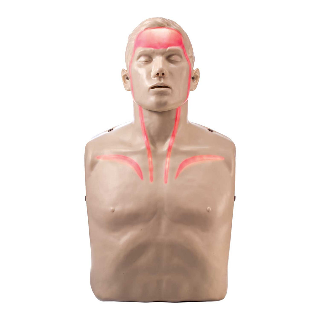 Brayden LED CPR Manikin with Blood Flow Circulation (Red Lights)