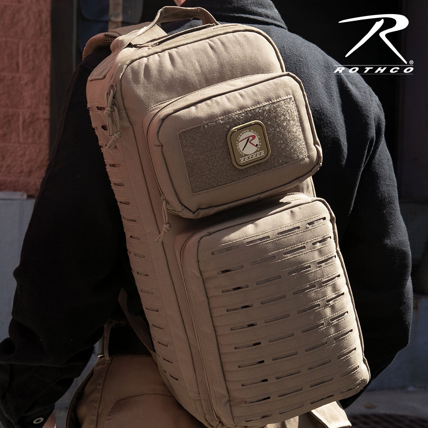 Single sling tactical backpack sale