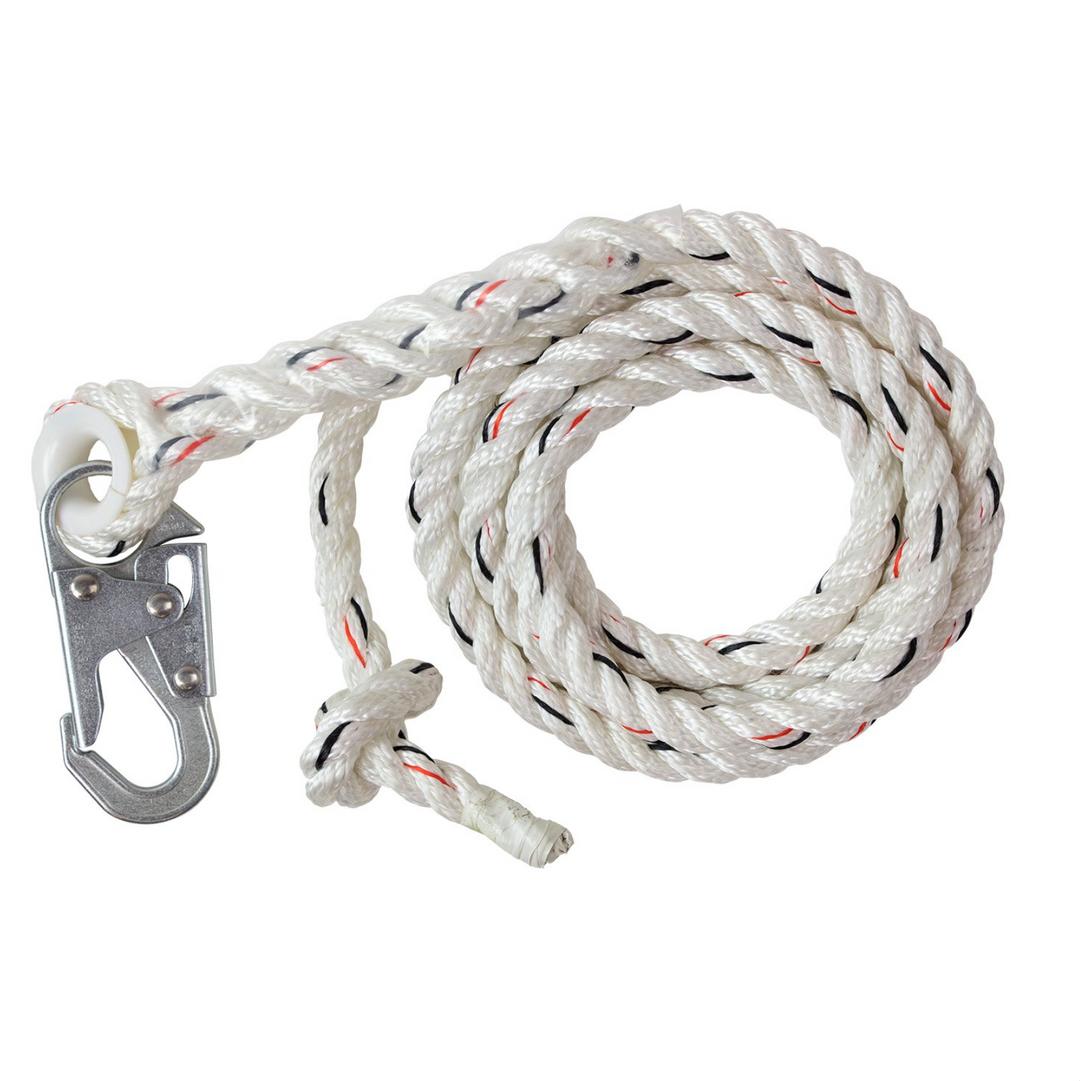Vertical Lifeline Rope W/Snap Hook