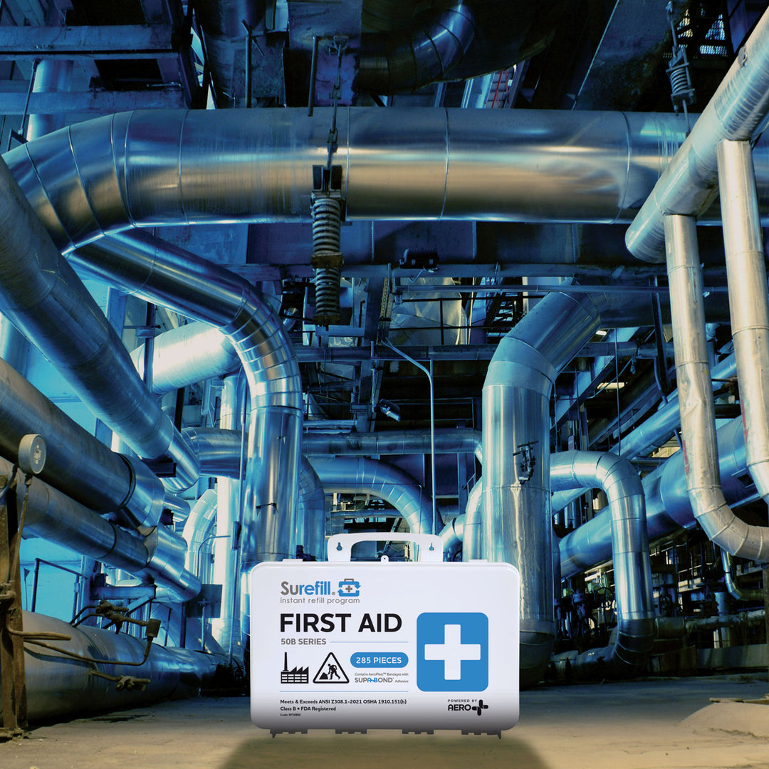 Surefill 50B Series ANSI B First Aid Kit - Weatherproof Case