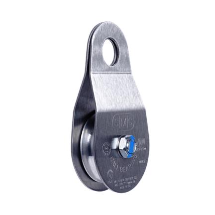 SMC/RA 2" Pulley, Stainless Steel Side Plates, Ball Bearing, NFPA-L