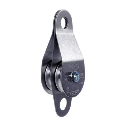 SMC/RA 2" Double Pulley, Stainless Steel Side Plates, Oilite, NFPA-g
